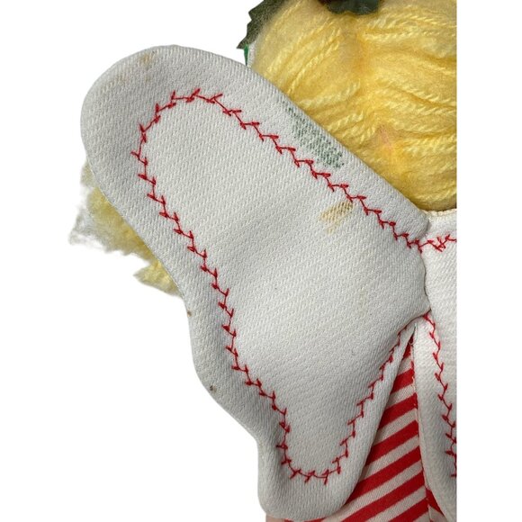 Vintage Christmas Angel Dolls Band Trumpets Horn Nostalgia set 3 handmade soft - Picture 13 of 14